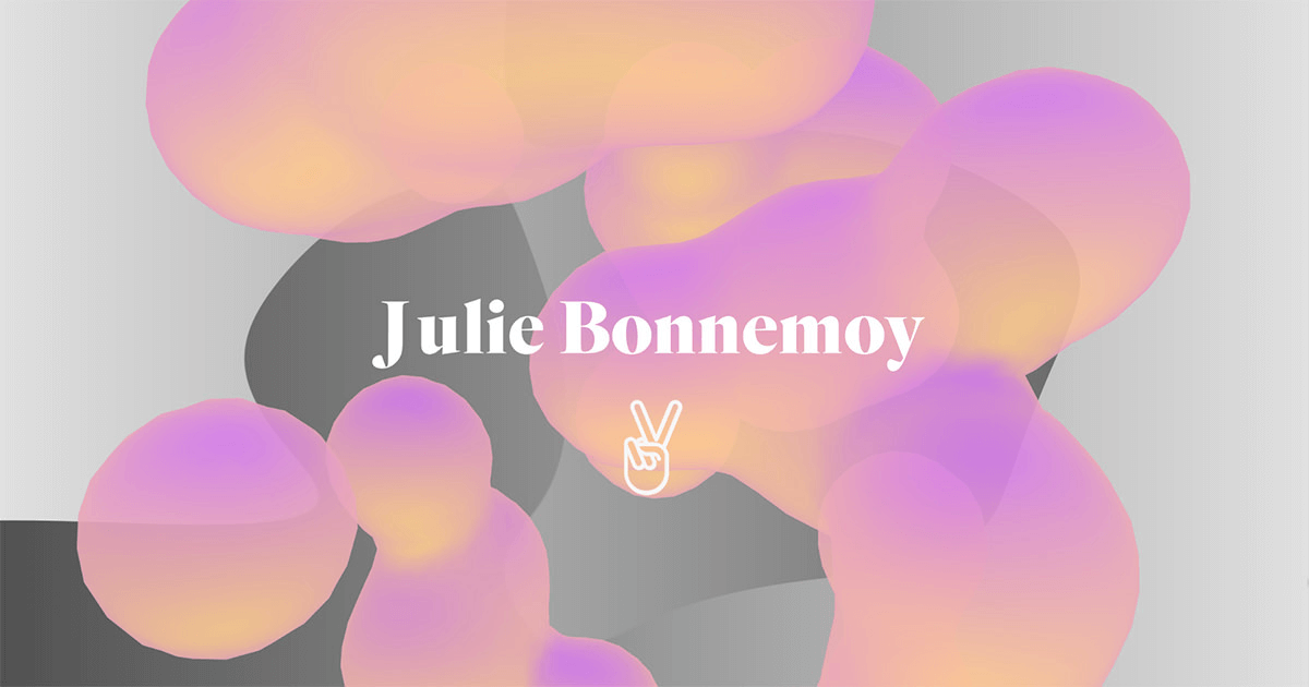 Portfolios design idea #7: Julie Bonnemoy - Portfolio